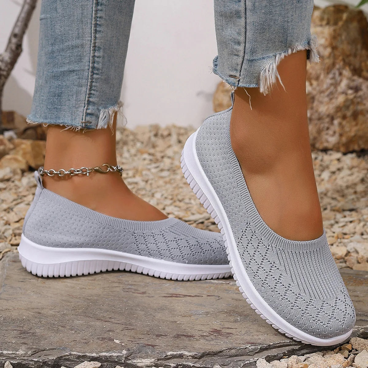 Sofina – Skridsikre, Åndbare Slip-ons