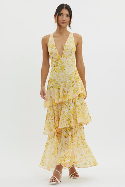 Faye™ | Bloom Shift Midi Kjole